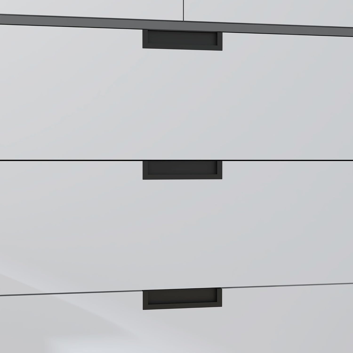 Modern 2 Door Wardrobe with 3 Drawers & Hanging Rod – Scratch Resistant