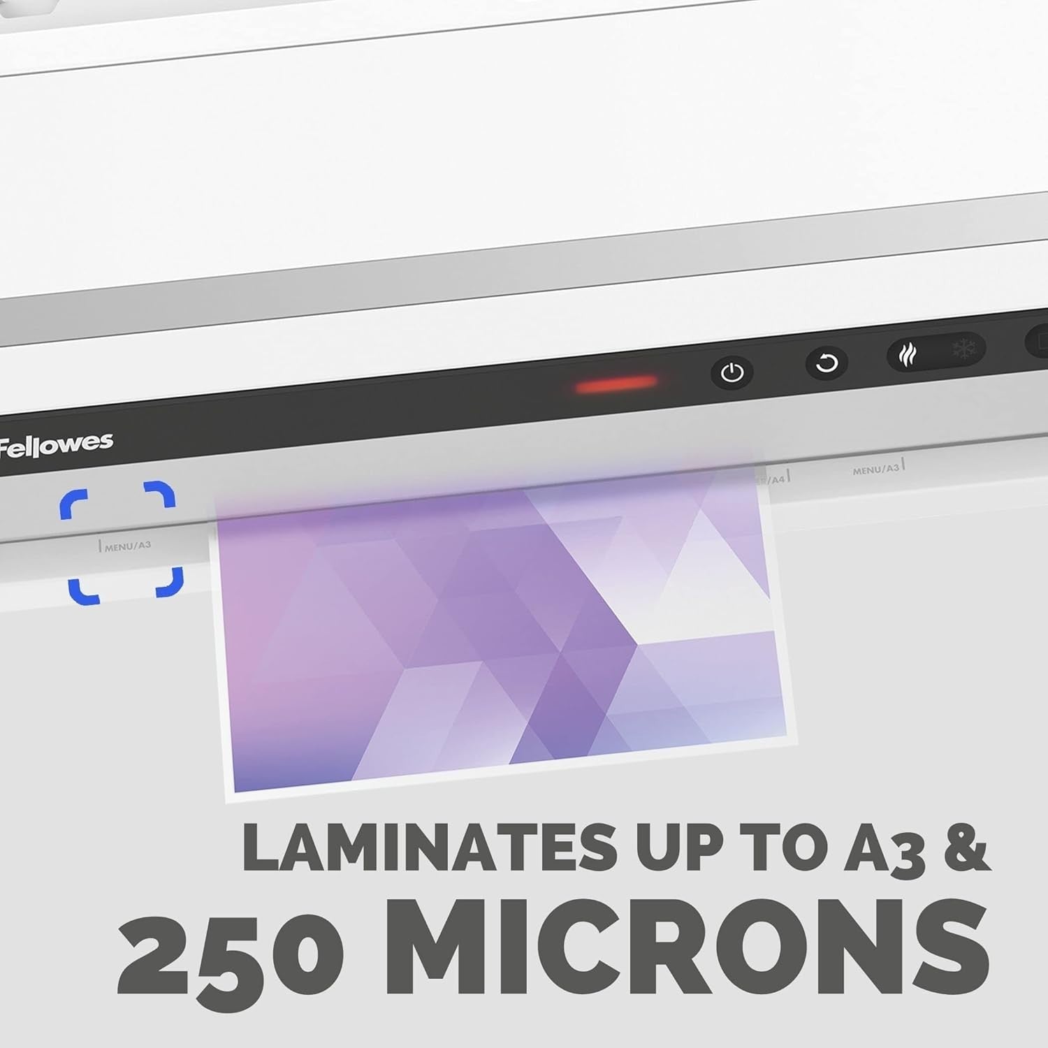 A3 Office Laminator 60s Warm Up AutoSense Jam Free 250 Mic Pro Use
