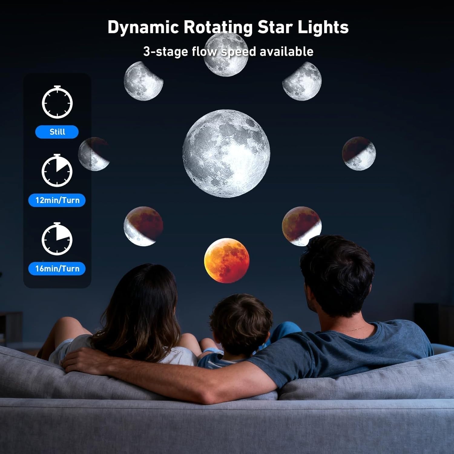 Planetarium Star Projector 12 Film Discs 3D Galaxy Nebula Night Light