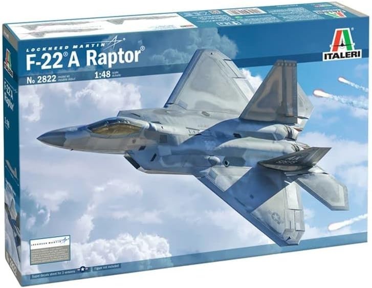 F-22A Raptor 1:48 Scale Jet Model Kit – Military Replica For Collectors