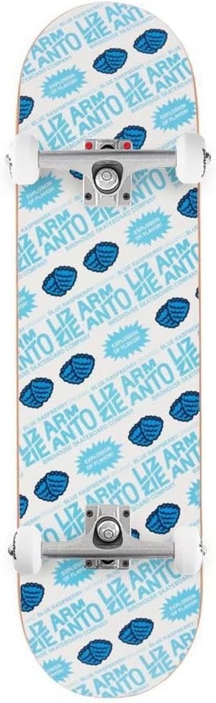 Pro Complete Skateboard 8.25 Blue Razz Trick Street Board