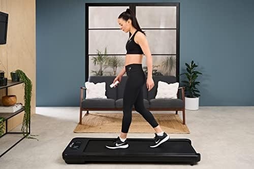 Foldable Walking Pad Treadmill 6km/h Quiet Slim Under Desk Home Office Portable