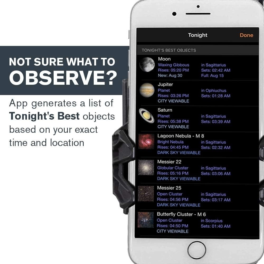 80mm Smartphone Guided Telescope with StarSense App & Altazimuth Mount