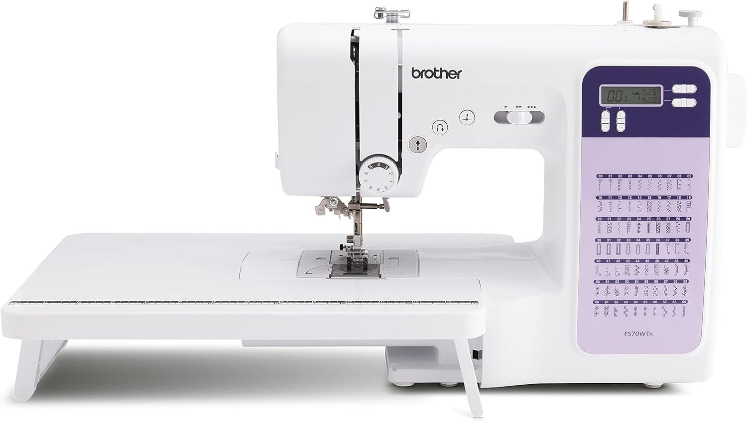 70 Stitch Computerised Sewing Machine Quilting Wide Table