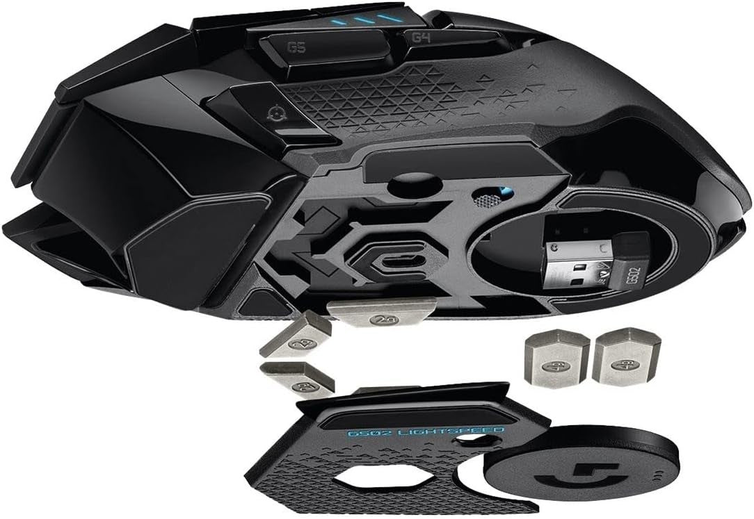 Wireless Gaming Mouse 16K DPI RGB 11 Buttons HERO Sensor
