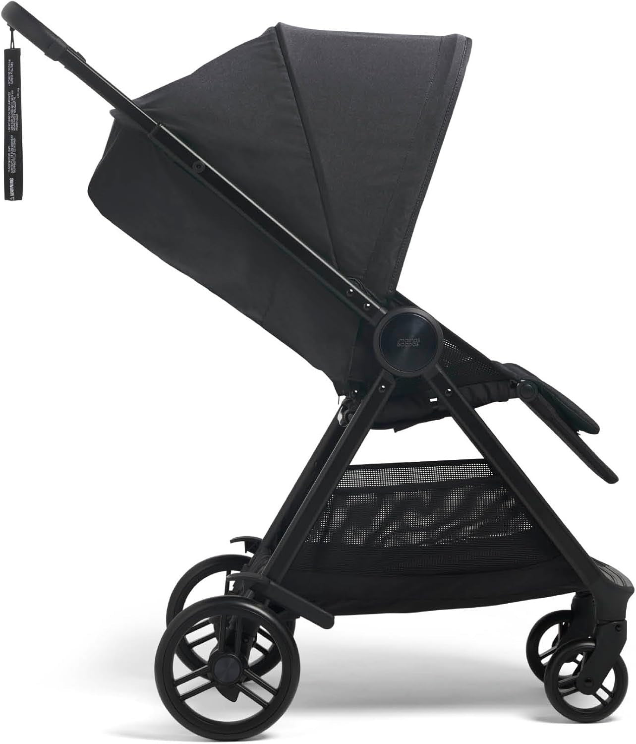 Lightweight Baby Travel Stroller Liquorice Compact Fold Lie-Flat Seat Newborn