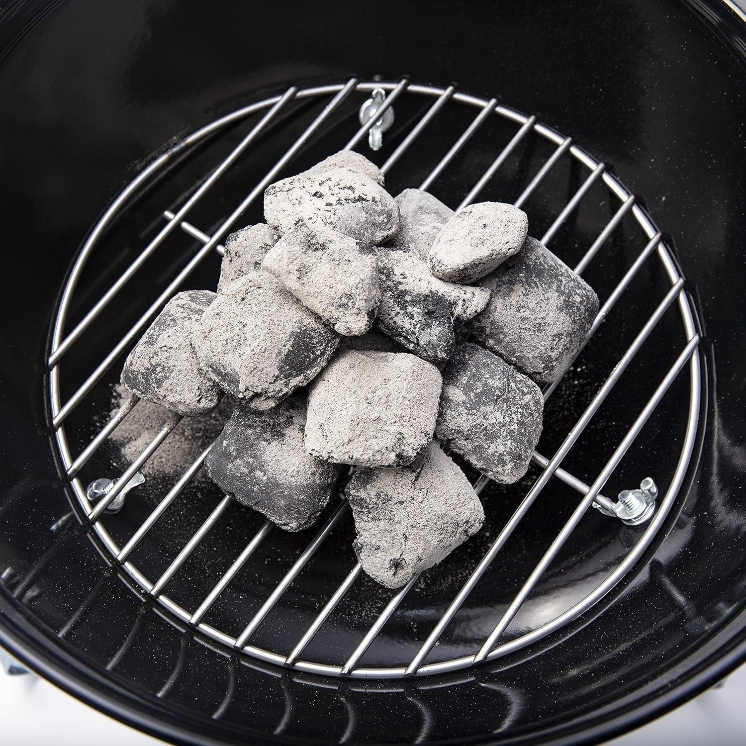 Portable Charcoal BBQ Grill Set 37cm (Pack of 2) Outdoor Garden Camping Picnic