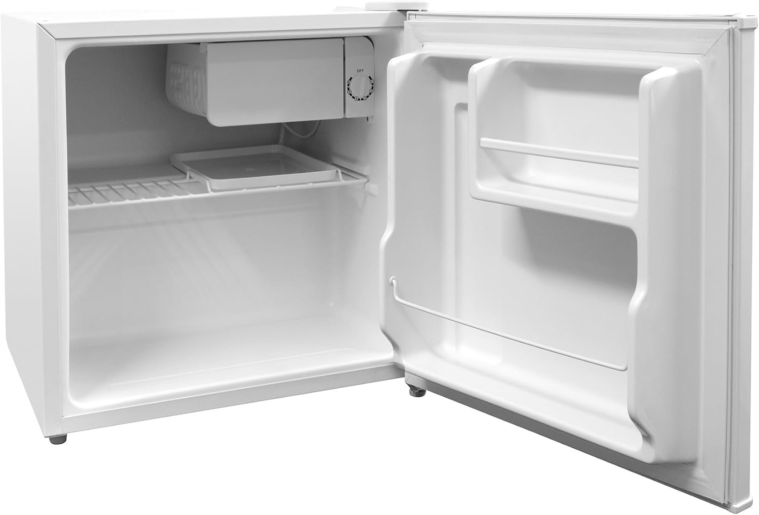 43L Mini Fridge Countertop Reversible Door Ice Box White