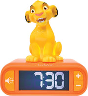 Kids Lion Alarm Clock Night Light Snooze Easy Read Bedside