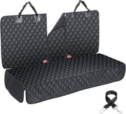 Waterproof Dog Car Seat Cover ISOFIX Rear Seat Protector Non Slip