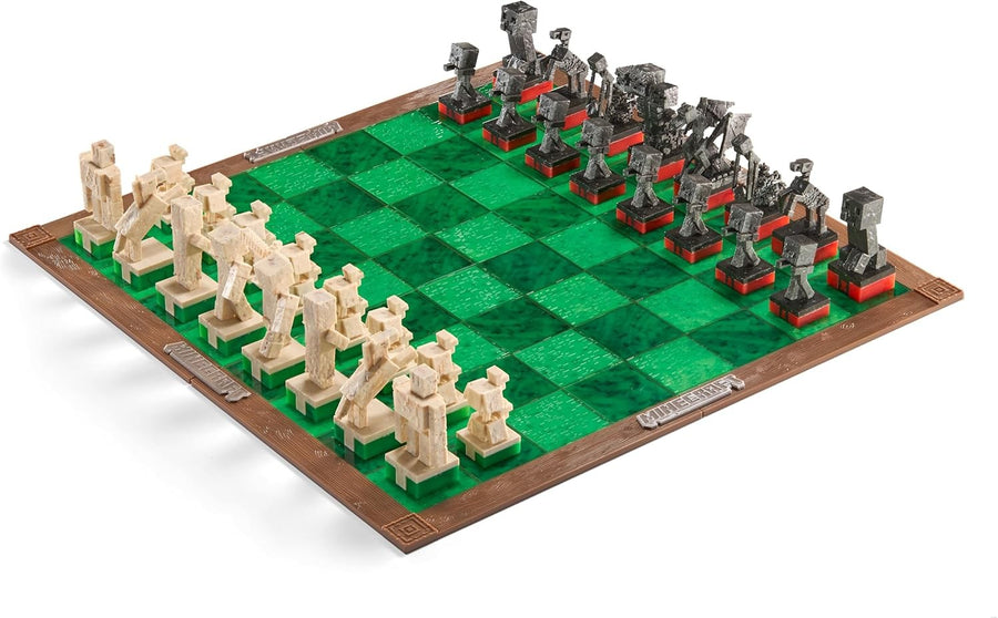 Minecraft Chess Set 18" Game Board Kids & Adults Fantasy Strategy Pieces