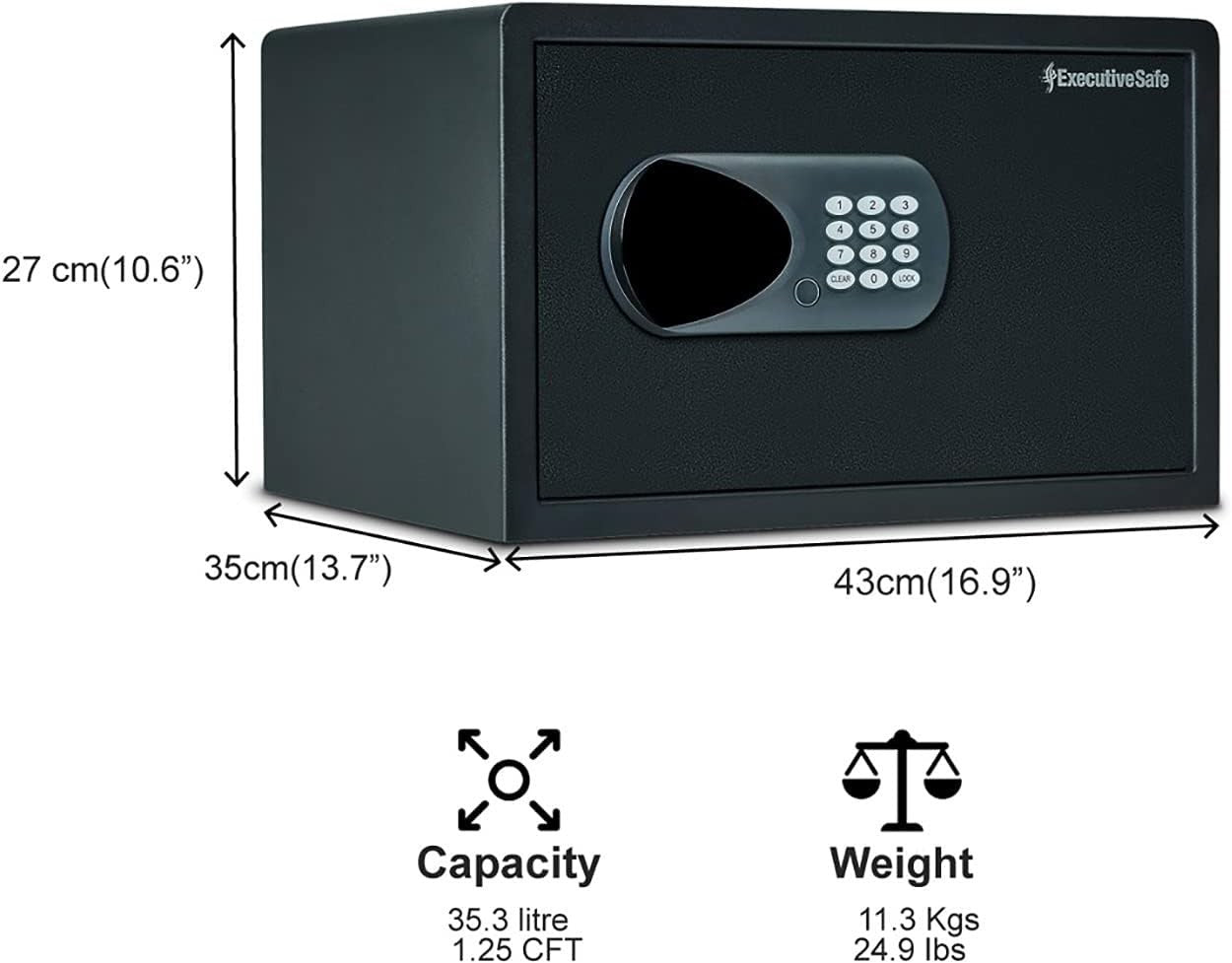 35L Digital Laptop Safe Box Electronic Keypad Home Office Security