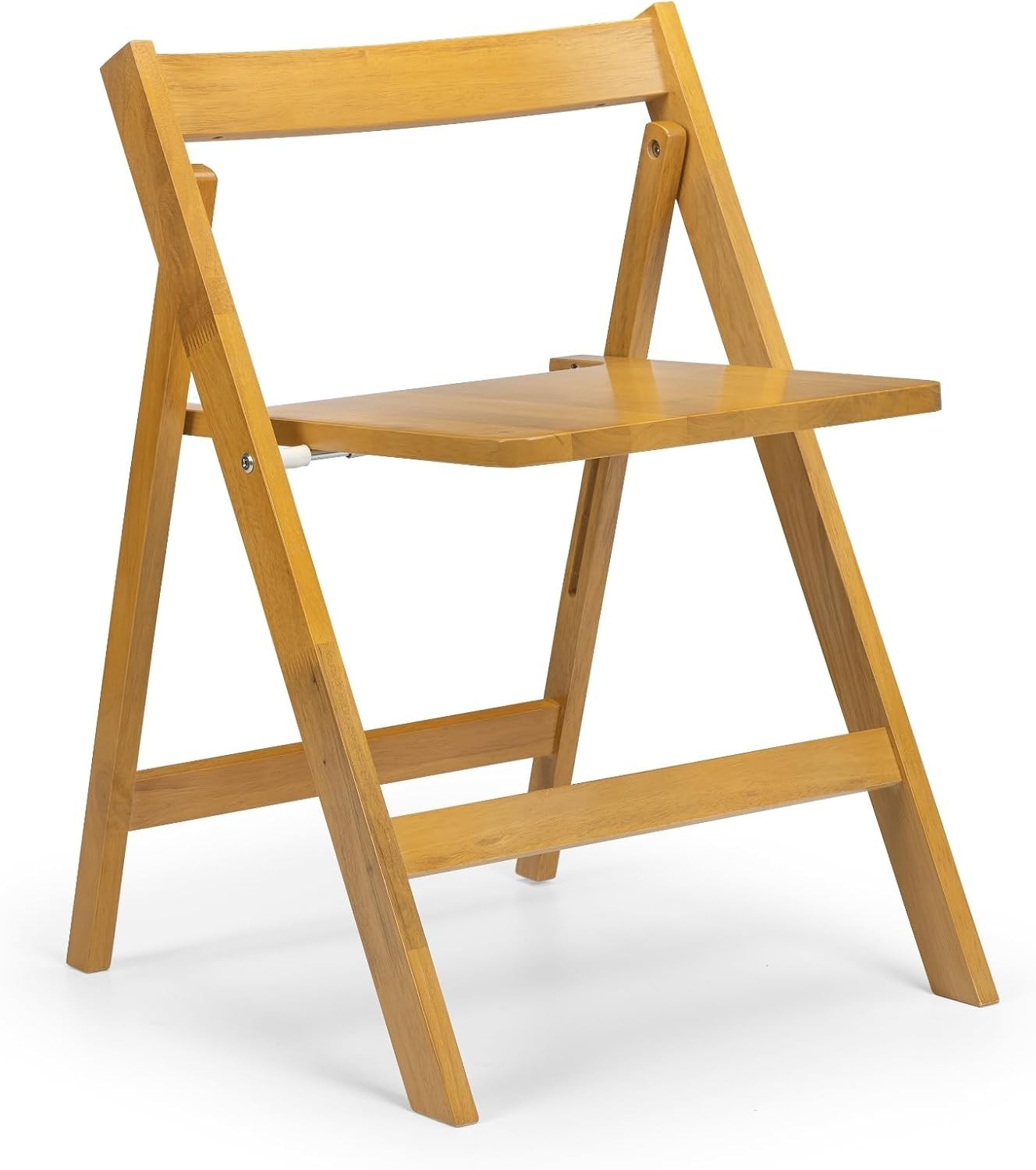 Compact Dining Table Set with Storage Drawer Foldable Chairs Light Oak