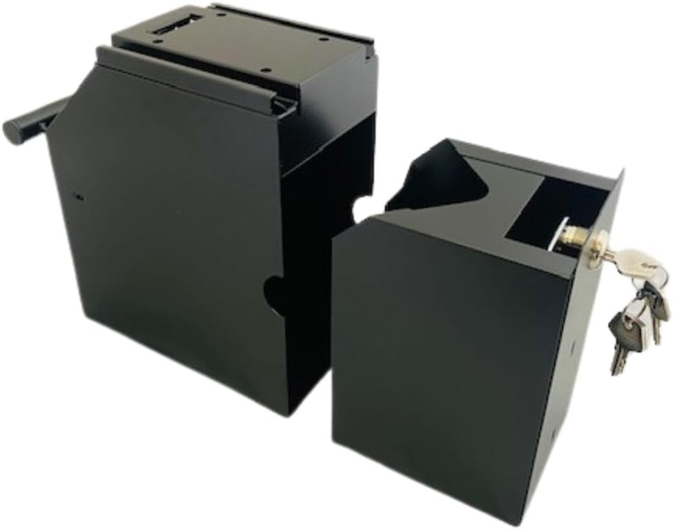 Under Counter Cash Safe Locking Note Deposit Box Steel Money Storage