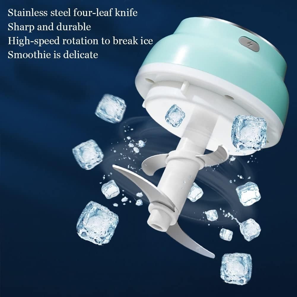 Portable USB Electric Ice Crusher & Food Chopper | Slush Snow Cone Maker
