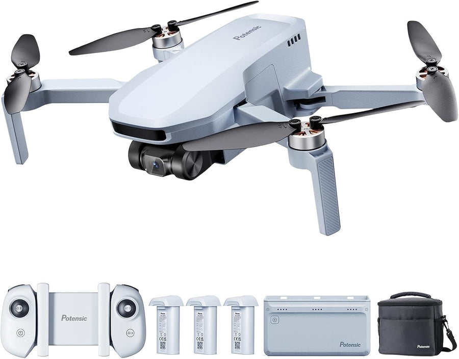 4K EIS GPS Drone 93Min Flight 3 Batteries Long Range Auto Return Foldable