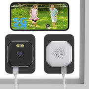 2 Pack 2K Window Security Cameras WiFi 5GHz AI Detection 24/7 HD