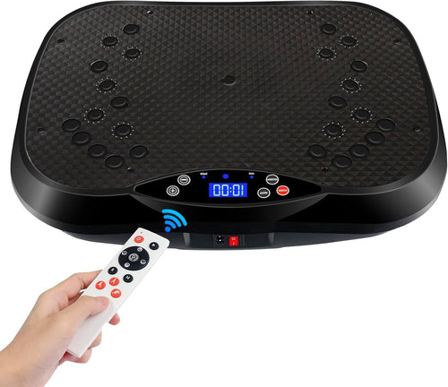 Compact Vibration Plate Fitness Platform Full Body Home Workout 330lb
