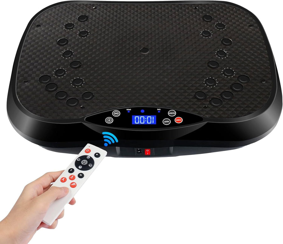 Compact Vibration Plate Fitness Platform Full Body Home Workout 330lb