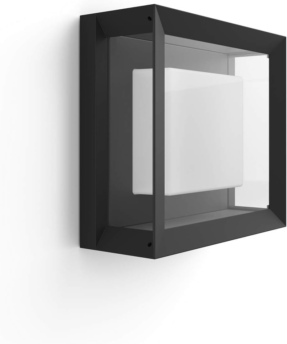 Smart Outdoor LED Wall Light RGB Square – Alexa Garden & Porch Lamp