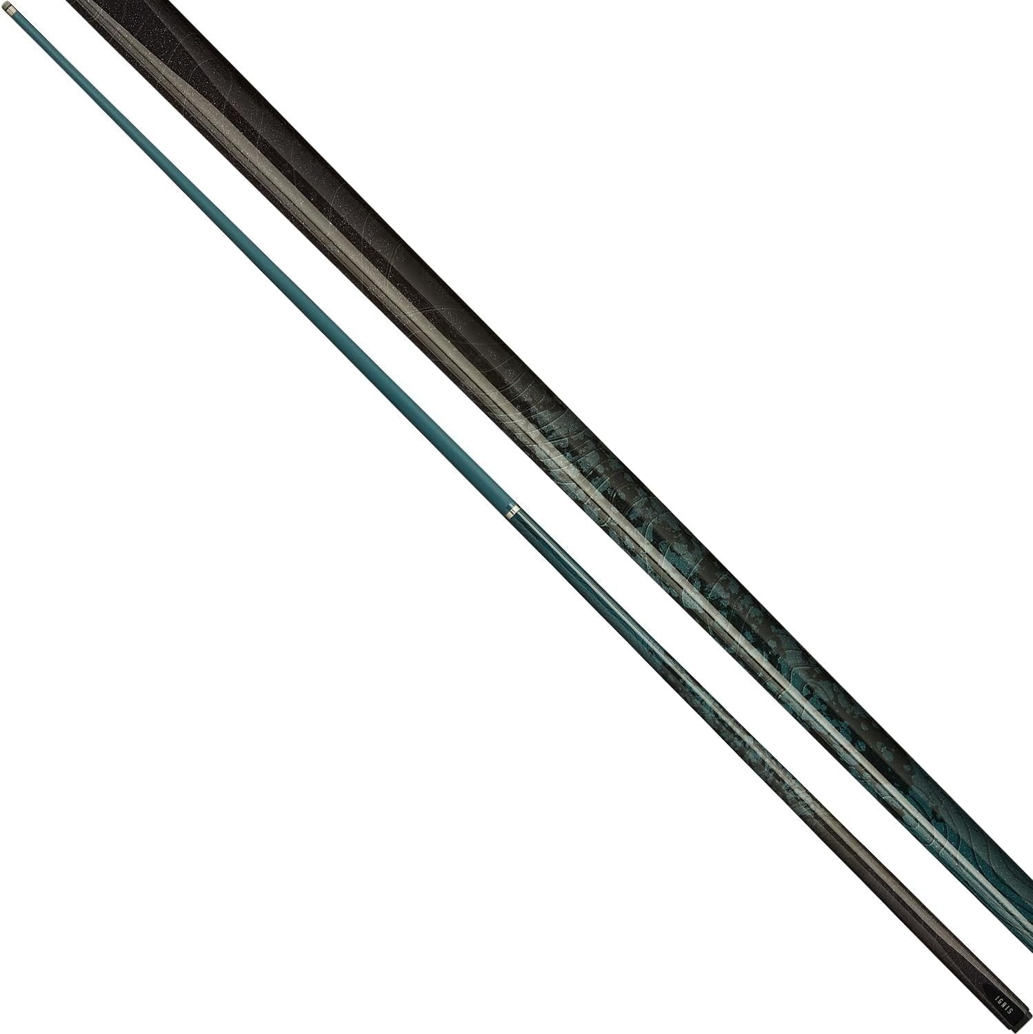 57" Carbon Fibre Snooker Pool Cue 2 Piece 10mm Tip 18oz High Gloss