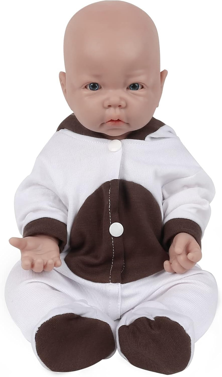 16 Inch Full Silicone Baby Doll Realistic Newborn Girl Feeding Set