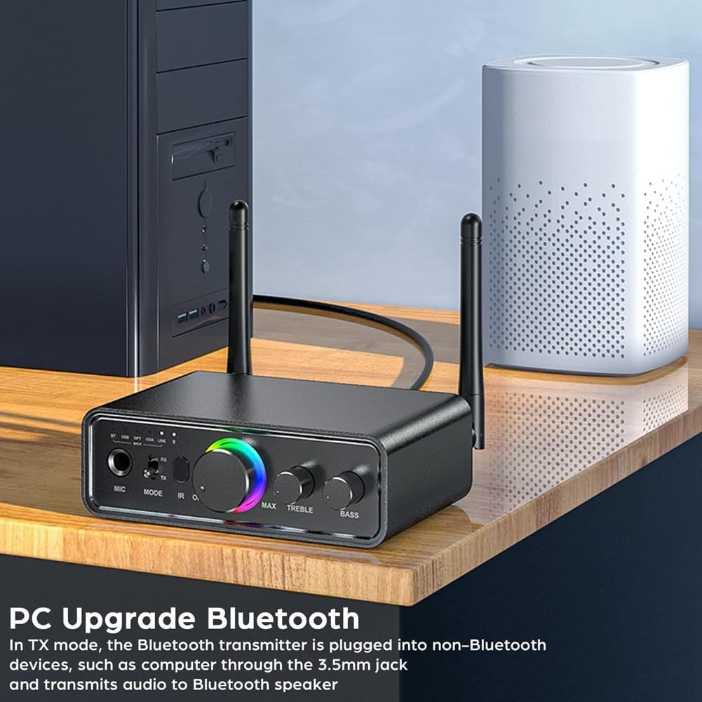 Bluetooth 5.3 Transmitter Receiver 2in1 TV PC
