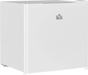46L Mini Fridge Countertop Cream White Freezer Ice Box Reversible