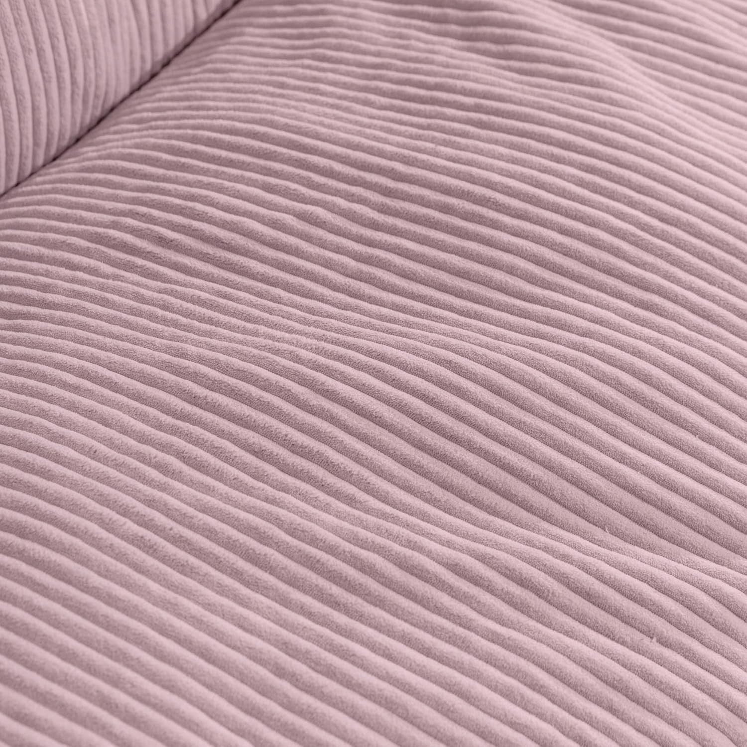 Large Corduroy Bean Bag Chair Sofa | Soft Foam Filled | Back Support | Adult