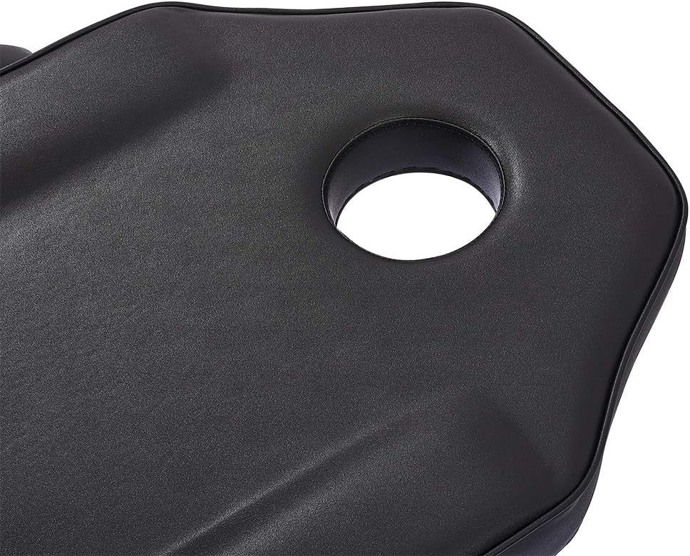 Reclining Massage Table 3-Section Adjustable Beauty Spa Tattoo Bed Couch Black