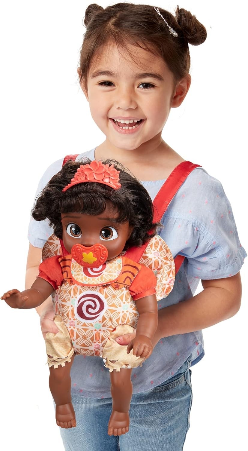 Baby Princess Doll Playset with Carrier Plush Friend Bottle & Tiara
