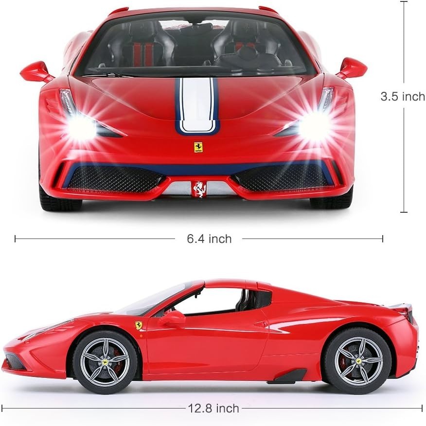 1:14 RC Car – Red 458 Special A Convertible Remote Control Toy Car