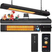 Wall Mounted Patio Heater 2000W Infrared Outdoor Indoor Fast Heating Remote
