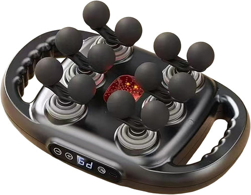 Deep Tissue Massage Gun 12 Head Multi-Node Body Massager 9 Modes Pain Relief