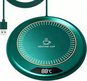 USB Coffee Mug Warmer 3 Temp Settings LED 8H Auto Shut Off
