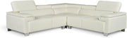Genuine Leather 5-Seater L Shaped Corner Sofa with Adjustable Headrests