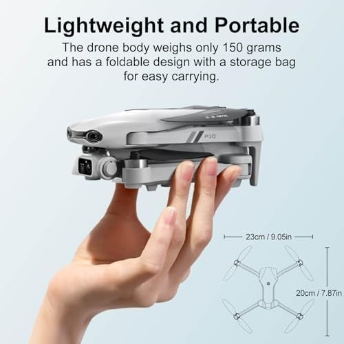 Jiakora F10 Drone 1080P Camera, Brushless Motor, Foldable RC Quadcopter