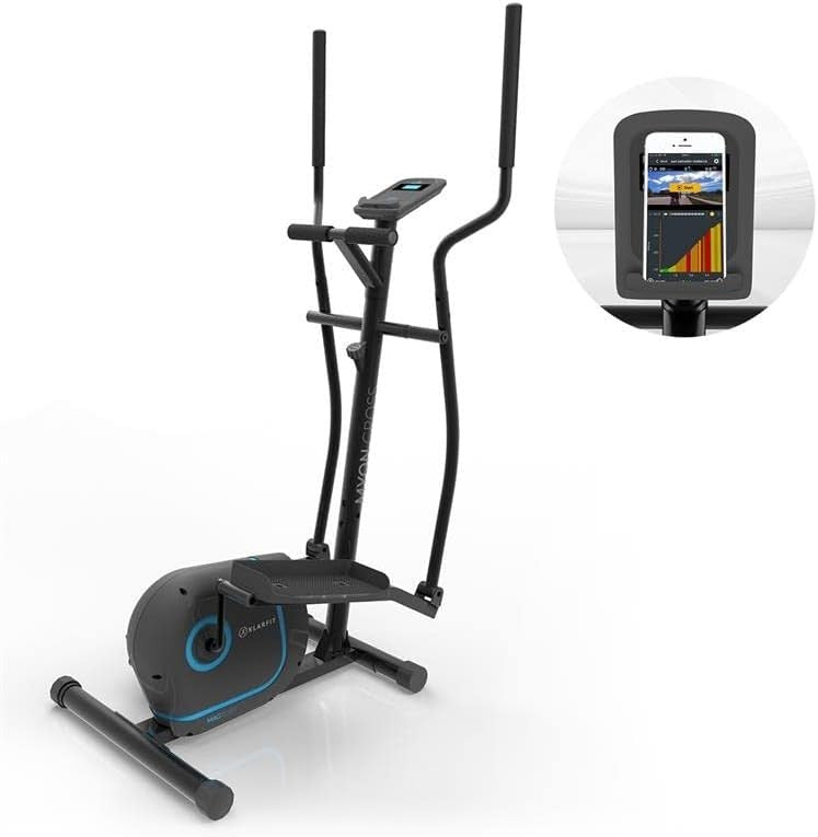 Elliptical Cross Trainer Home Workout Machine w/ LCD Display & 12KG Flywheel