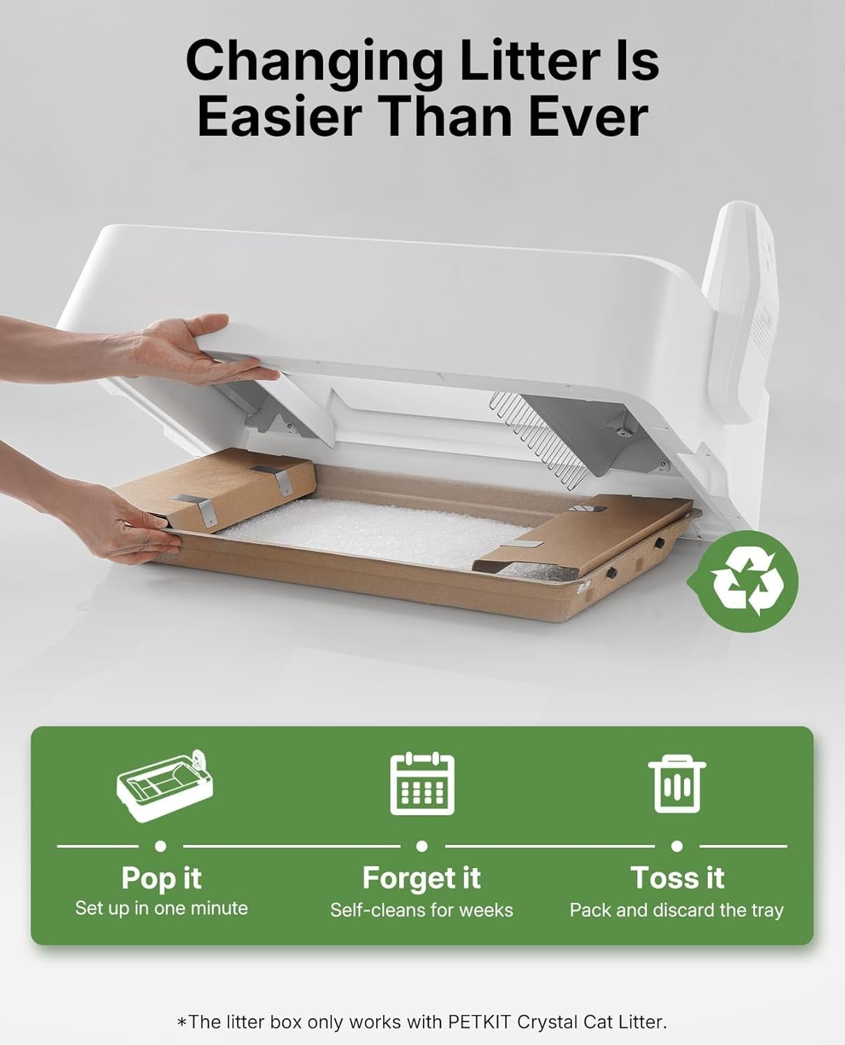 Self Cleaning Cat Litter Box AI Camera Auto Cleaning Odor Control XL