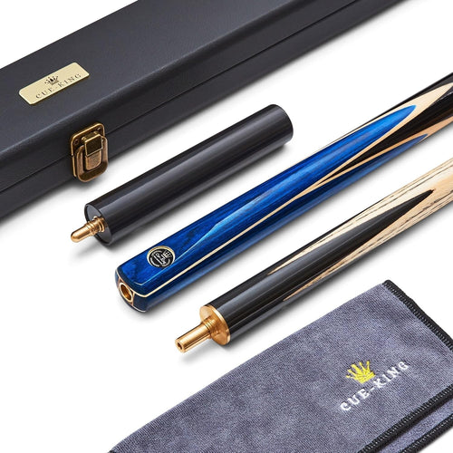 Handmade 57in Snooker Pool Cue 19oz 9.5mm Tip 3/4 Joint Case