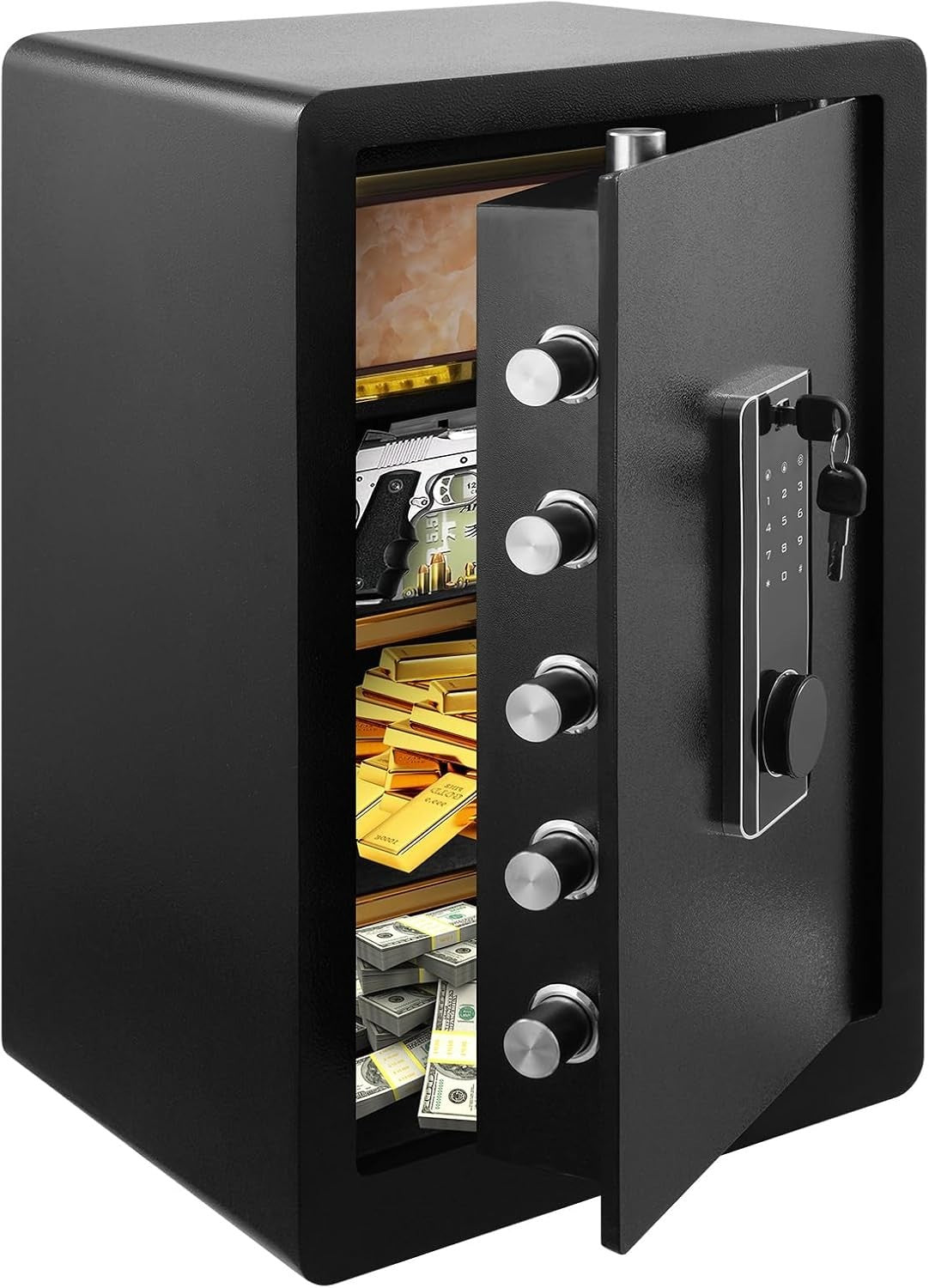 73L Fireproof Safe Box Digital Keypad Anti Theft Home Security