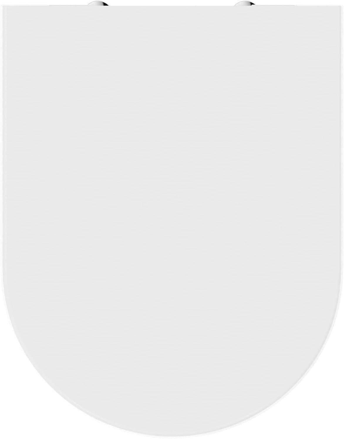 Blend Curve Soft Close Toilet Seat Silk White Removable Oval Easy Clean
