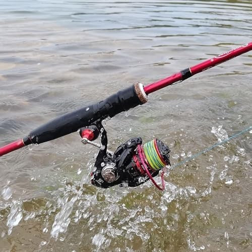 2-Piece Carbon Fishing Rod & Reel Combo – Travel Saltwater Kit