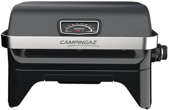 Portable Gas BBQ Grill Tabletop Outdoor Camping Picnic Caravan Compact High Heat