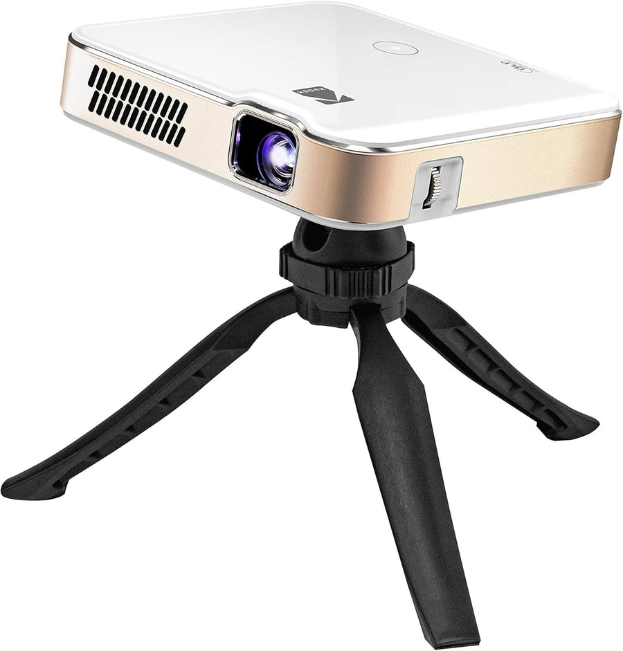Portable Smart Projector 720P 4K WiFi Bluetooth 200 ANSI Tripod