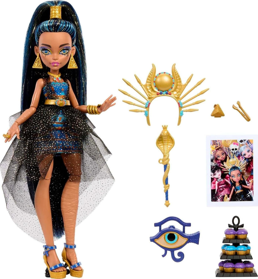 Monster Ball Fashion Doll Party Dress Royal Accessories Scepter Cupcakes