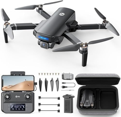4K GPS Drone w/ 3KM Range Auto Return Follow Me Brushless Motor Foldable