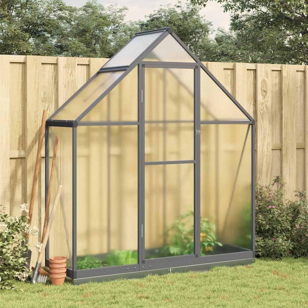 Large Walk-In Greenhouse 169x58x202cm Anthracite Aluminium Frame