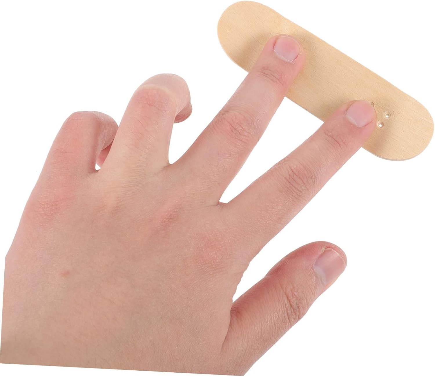 2pcs Mini Finger Skateboards Set DIY Desk Toy Stress Relief Kids Gift