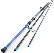 Surf Spinning Fishing Rod 9-12ft Carbon Fiber 3 Piece Travel